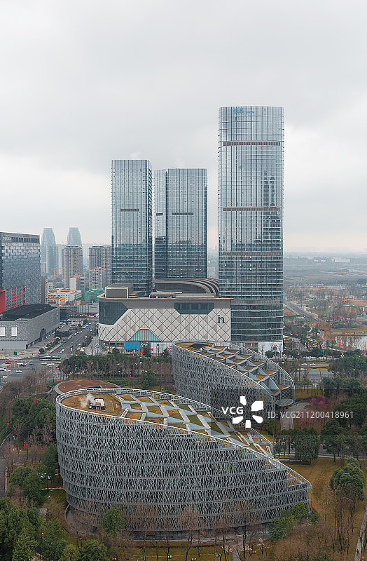 成都银泰中心图片素材