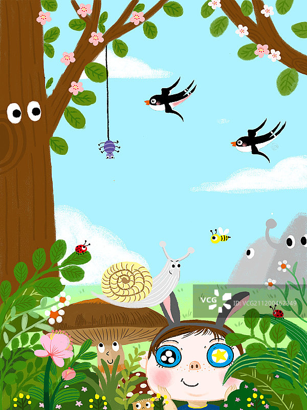 二十四节气春分图片素材