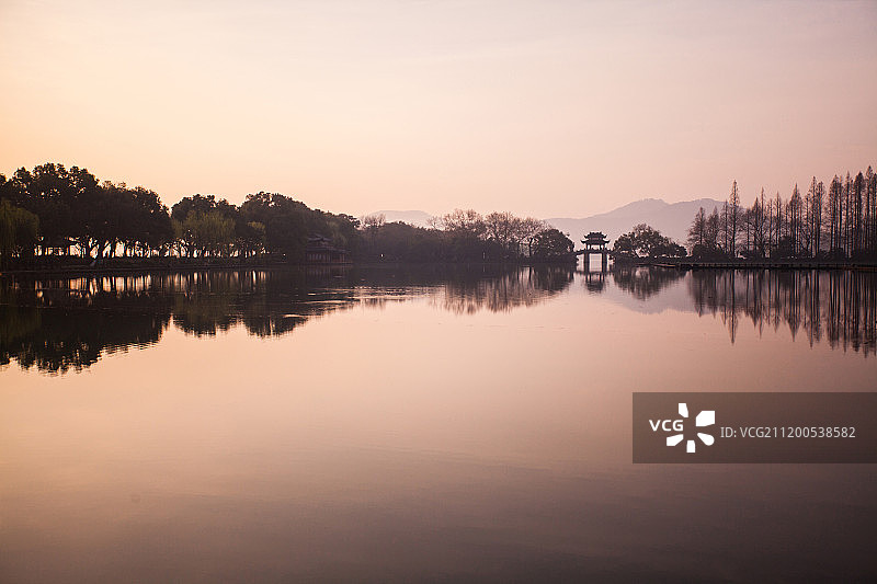 西湖岳湖景区图片素材