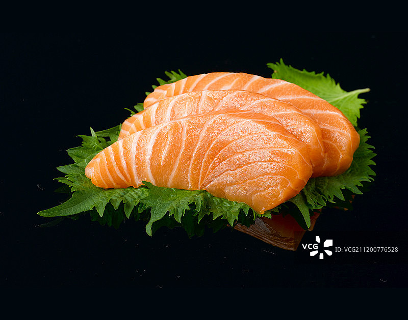 三文鱼片图片素材