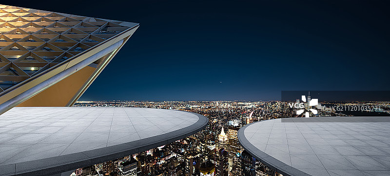 城市观景台图片素材