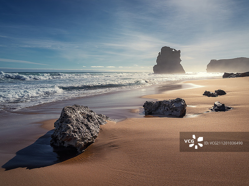 澳大利亚大洋路十二门徒图片素材