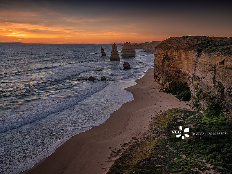 澳大利亚大洋路十二门徒图片素材