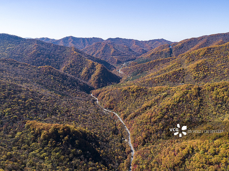 航拍五女峰国家森林公园风光图片素材