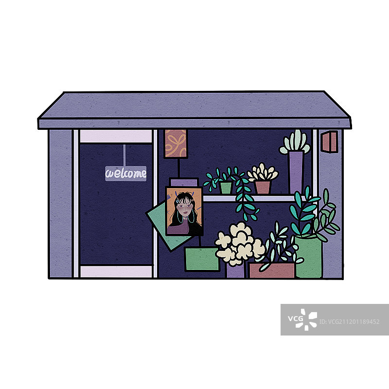 平面小店图片素材