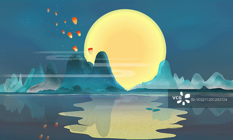 花好月圆2背景图片素材