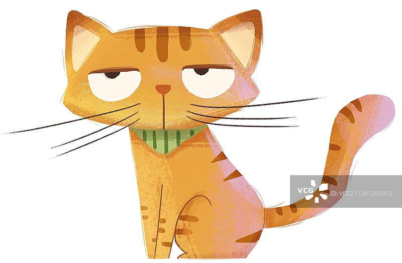 疲倦的猫图片素材