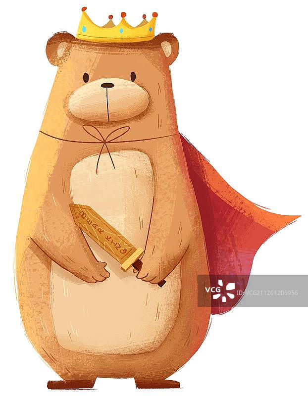 手拿宝剑的熊图片素材