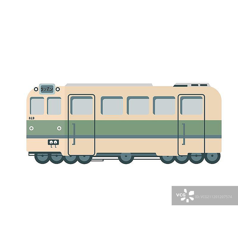 北海道列车图片素材