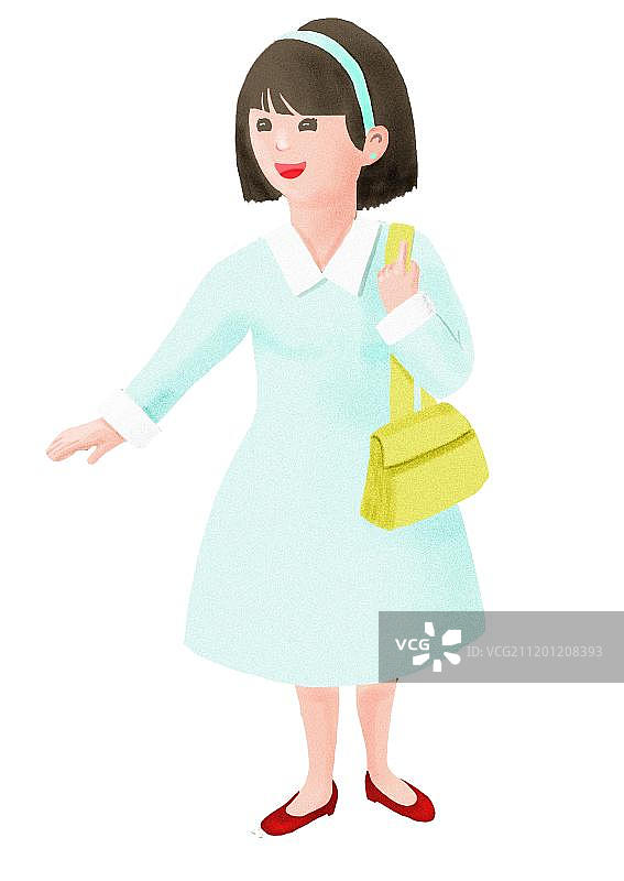 妈妈上班去图片素材