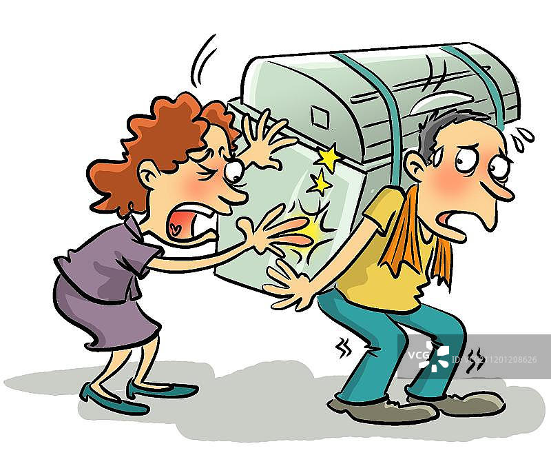 帮助送货工人受伤图片素材