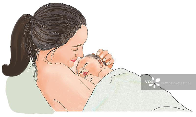 母与子图片素材