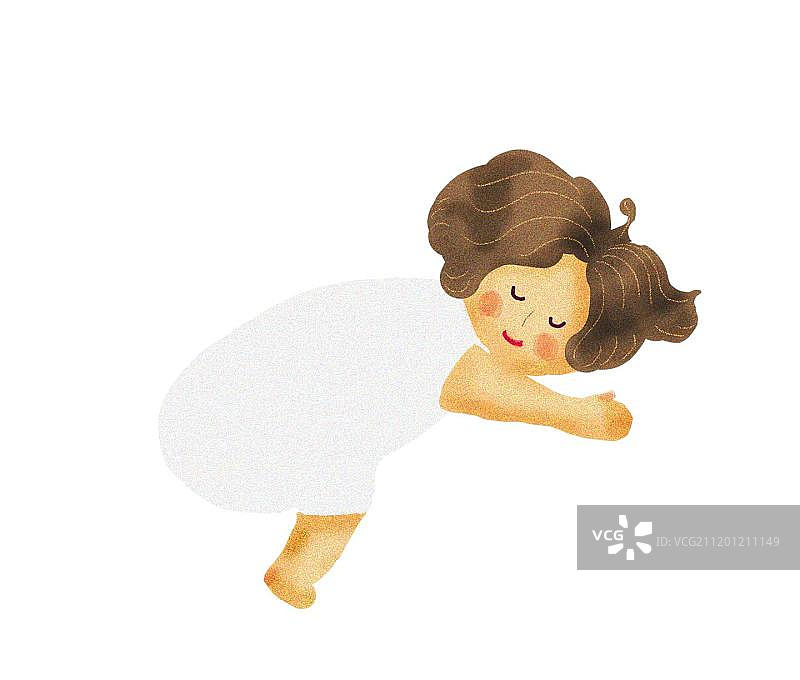 熟睡婴儿图片素材