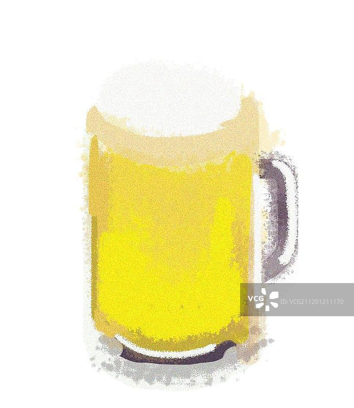 一杯啤酒图片素材
