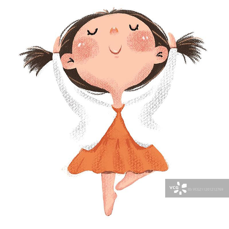 跳芭蕾的女孩图片素材