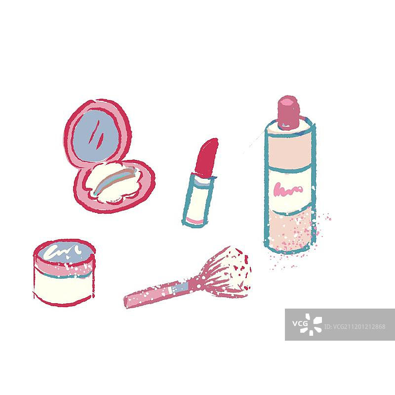 粉色化妆品图片素材
