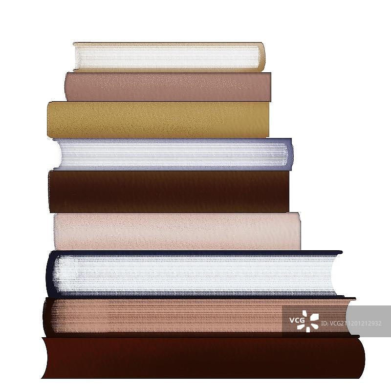 一叠书籍图片素材