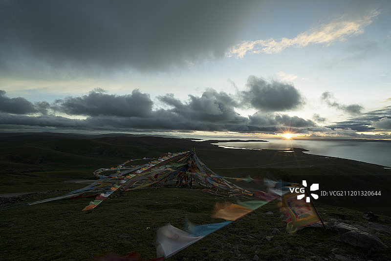 三江源国家公园黄河源头.扎陵湖.鄂陵湖.牛碑山图片素材