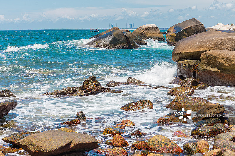 海南省文昌市龙楼石头公园图片素材