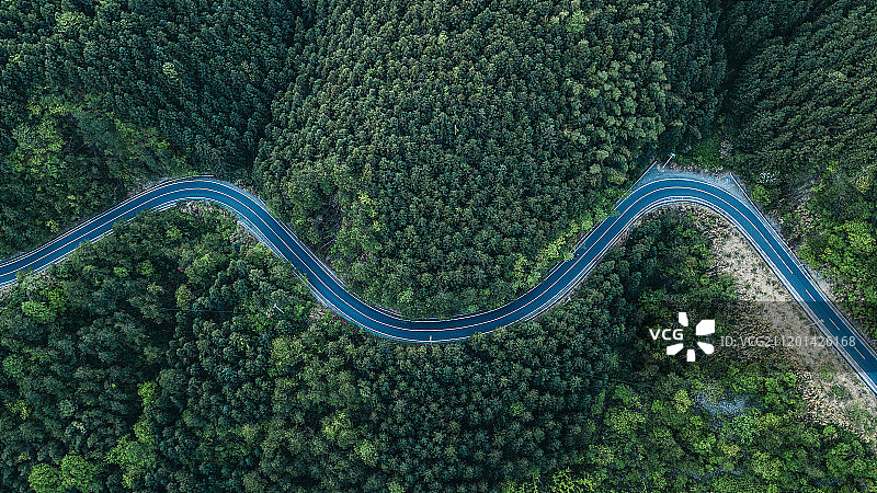 安徽黄山山路之美图片素材