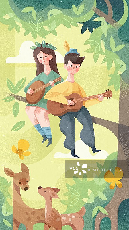 春天与民谣图片素材