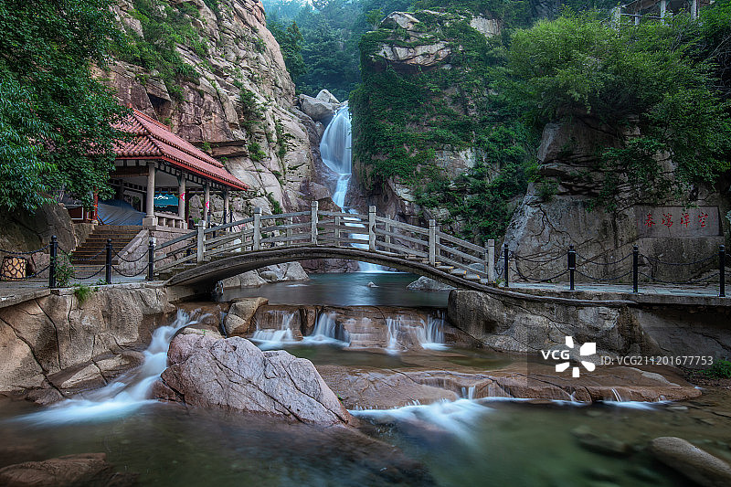 青岛崂山风光图片素材