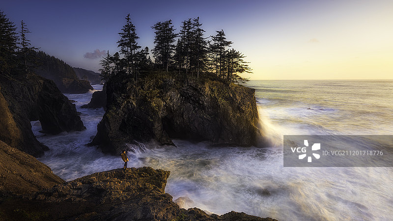 美国俄勒冈州库斯贝风光图片素材