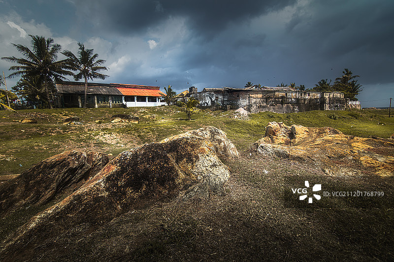 斯里兰卡加勒古堡图片素材