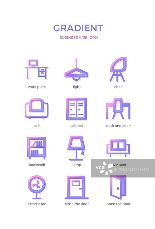 业务图标集图片素材