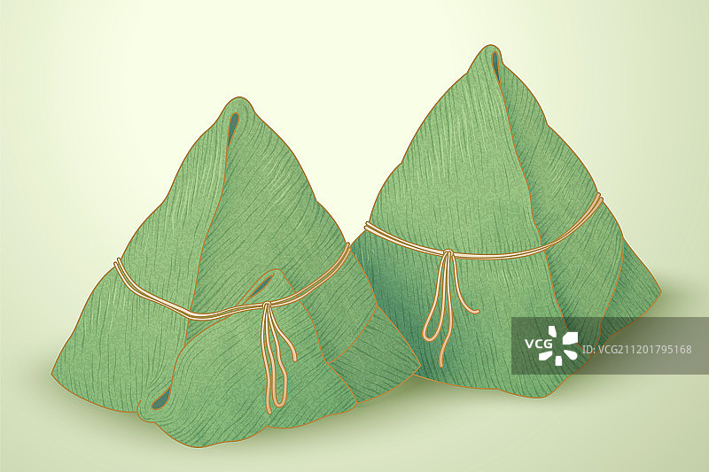 端午节美味肉粽插图图片素材