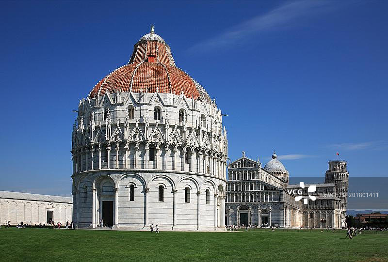 意大利托斯卡纳比萨洗礼堂图片素材