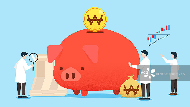 物理与生命研究概念矢量图 010图片素材