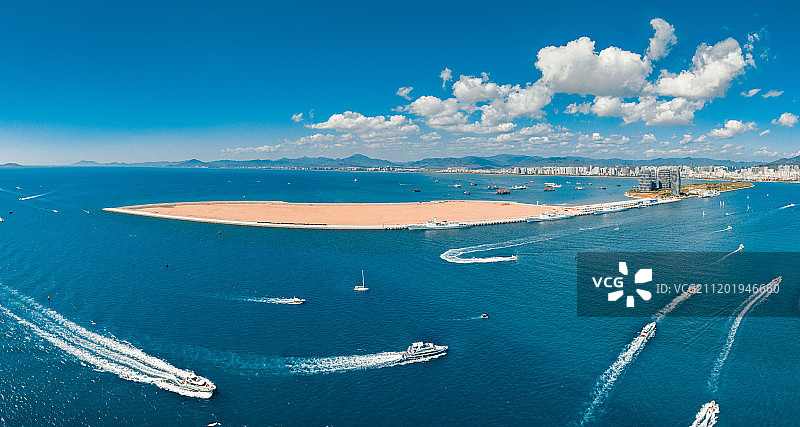 三亚湾凤凰岛图片素材