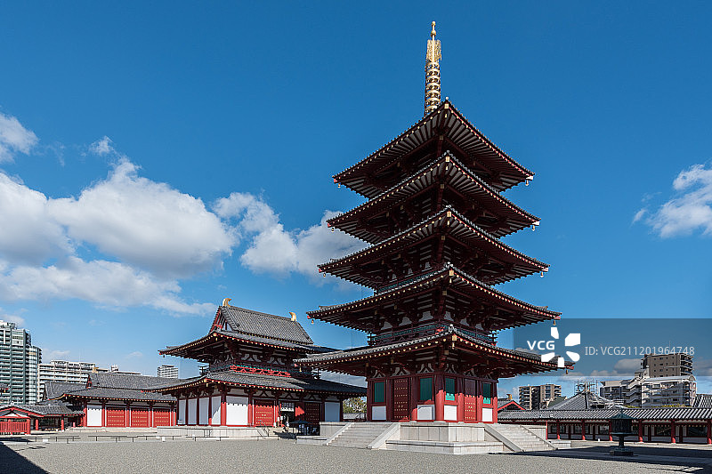 日本大阪四天王寺图片素材