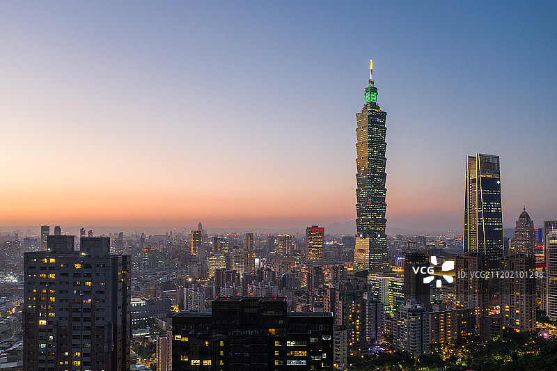 台湾台北101城市风景图片素材
