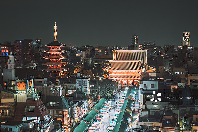 东京浅草寺图片素材