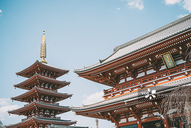 东京浅草寺图片素材