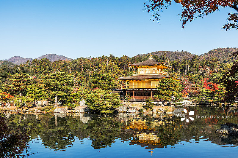 京都金阁寺图片素材