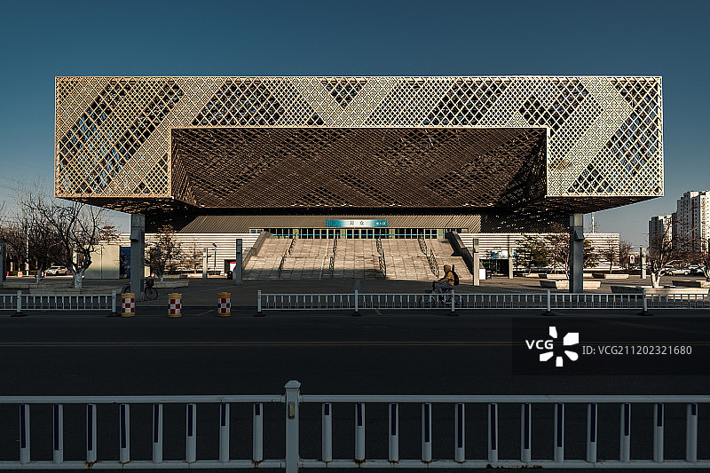天津工业大学钢框架体育馆图片素材