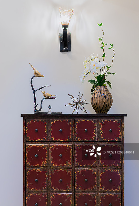 装饰柜特写图片素材