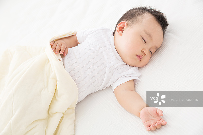 宝宝睡觉图片素材