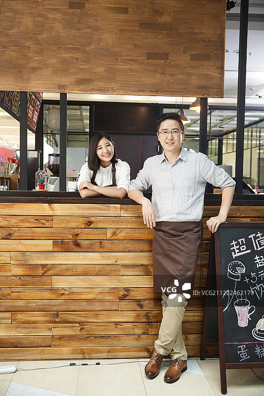 咖啡馆服务员图片素材