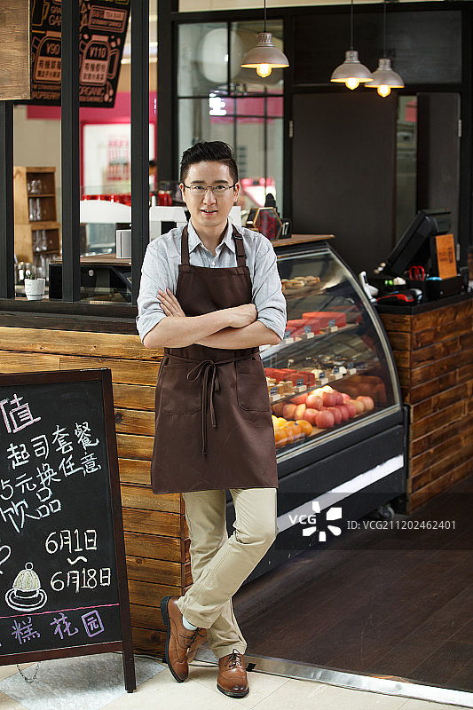 咖啡馆服务员图片素材