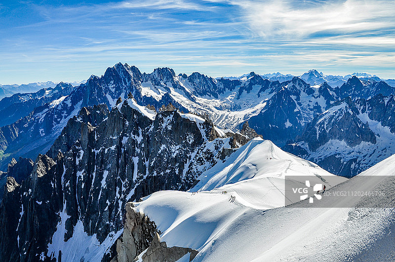 欧洲勃朗峰风光图片素材