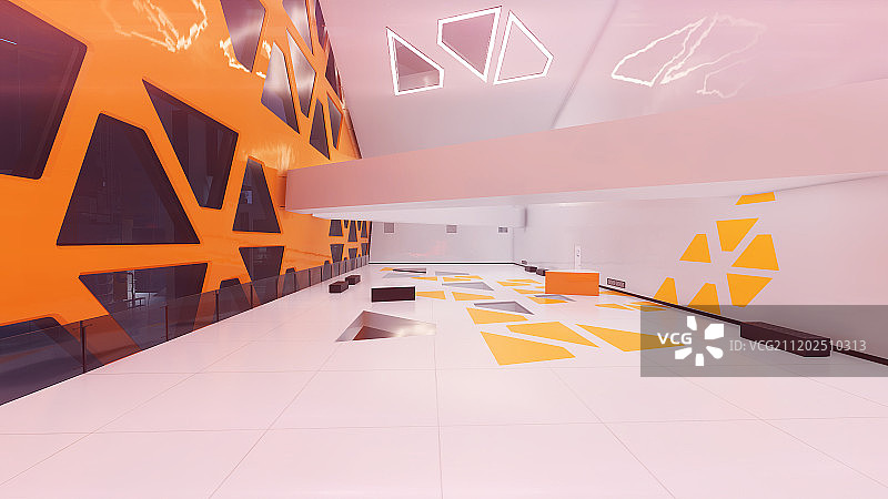 时尚艺术展示空间图片素材