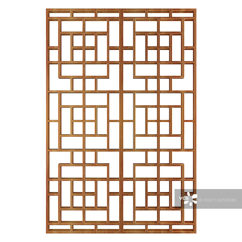 3D木制创意窗花图案图片素材