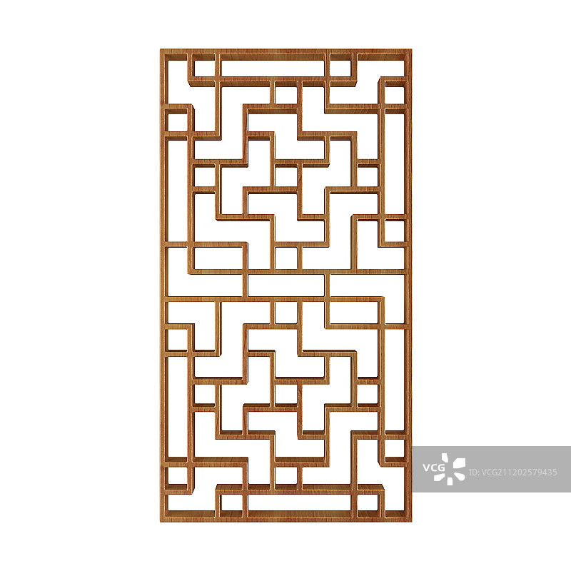 3D木质创意设计复古式窗户图片素材