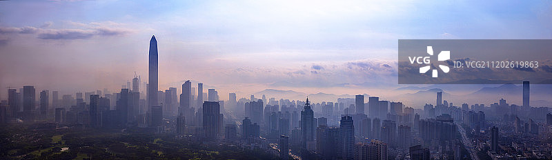 魅力福田日出风景图片素材