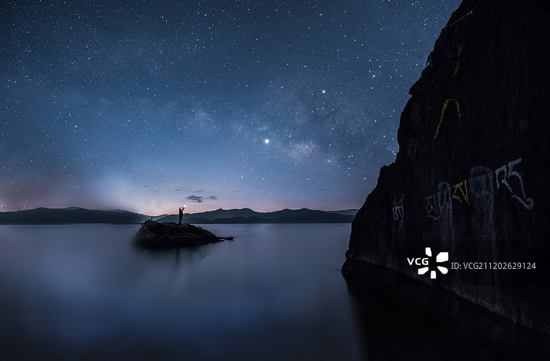 银河星空图片素材