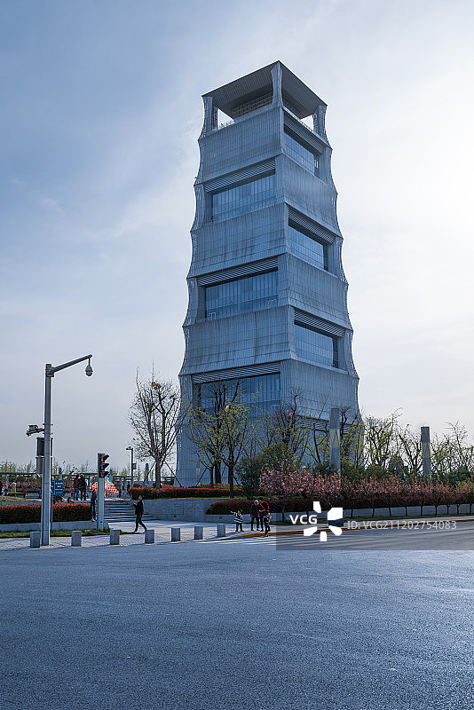 西安航天城揽月阁图片素材